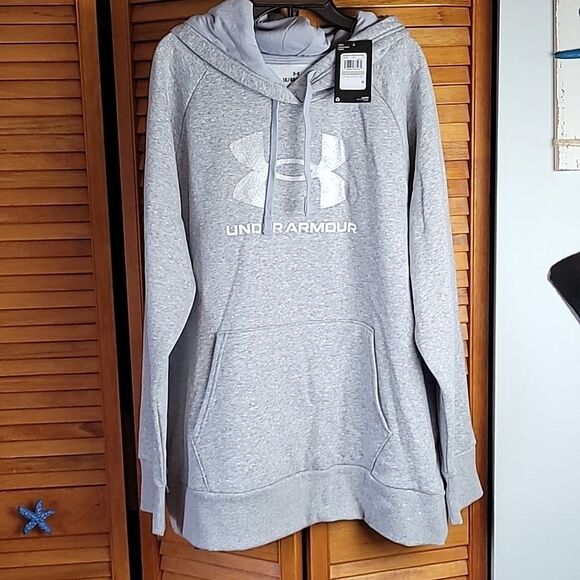 UNDER ARMOUR Rival Glitter Hoodie Size 1X - Picture 1 of 7